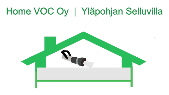 Puhalluseristeet puhallusvilla logo @homeVOC Oy Puhalluseristeet puhallusvilla logo @homeVOC Oy